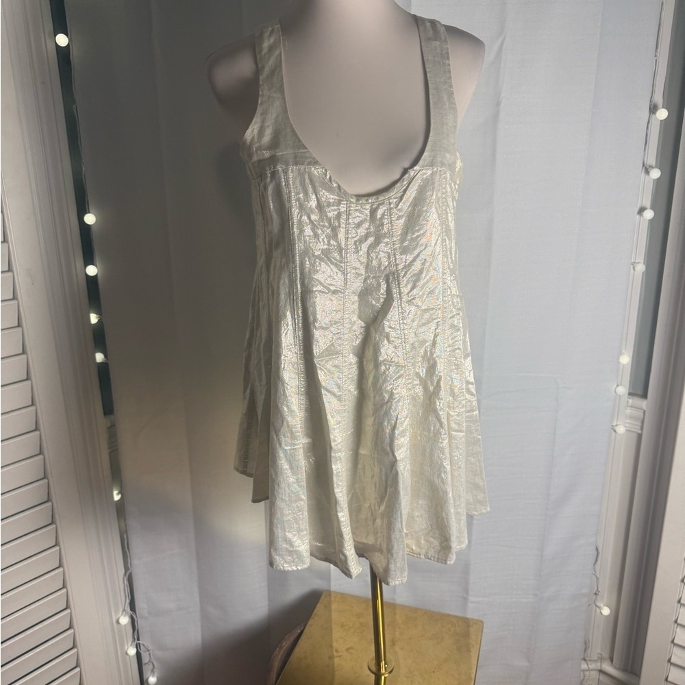 LaRok Gold Metallic Camisole Top